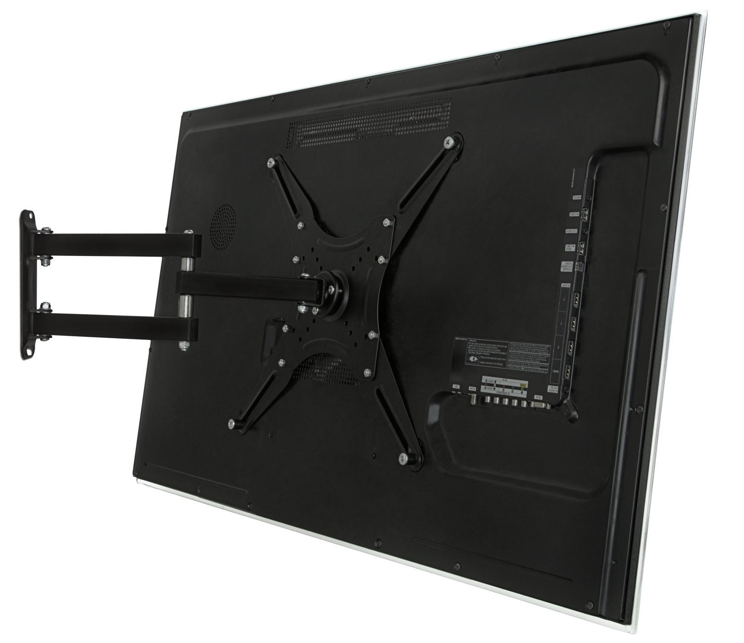 Mount-It! full motion TV wall mount bracket for 23-55 inch LCD LED 4K TVs with swivel and tilt features.