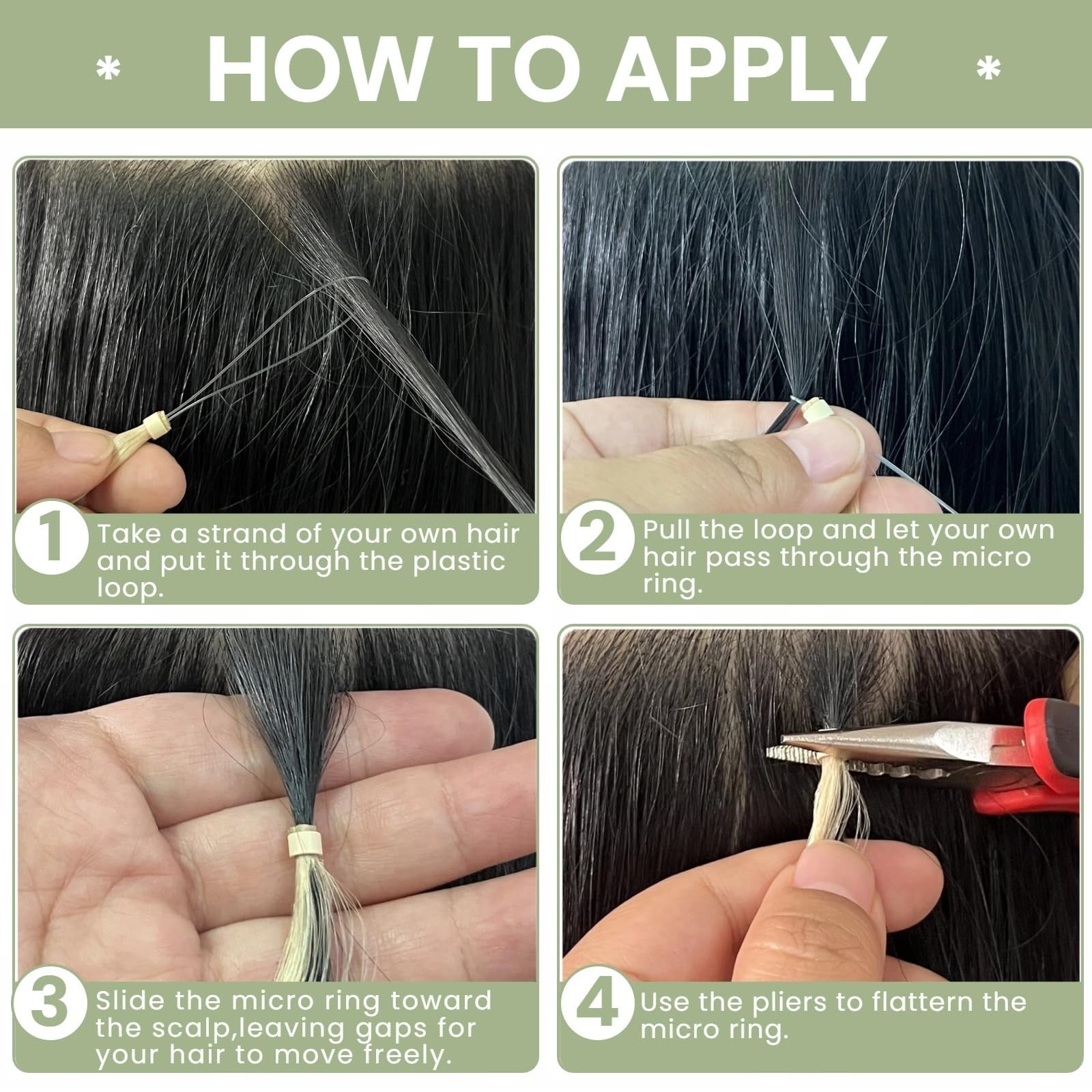 Jinyisong micro human hair extensions in vibrant purple with highlights, showcasing the microlink application technique.