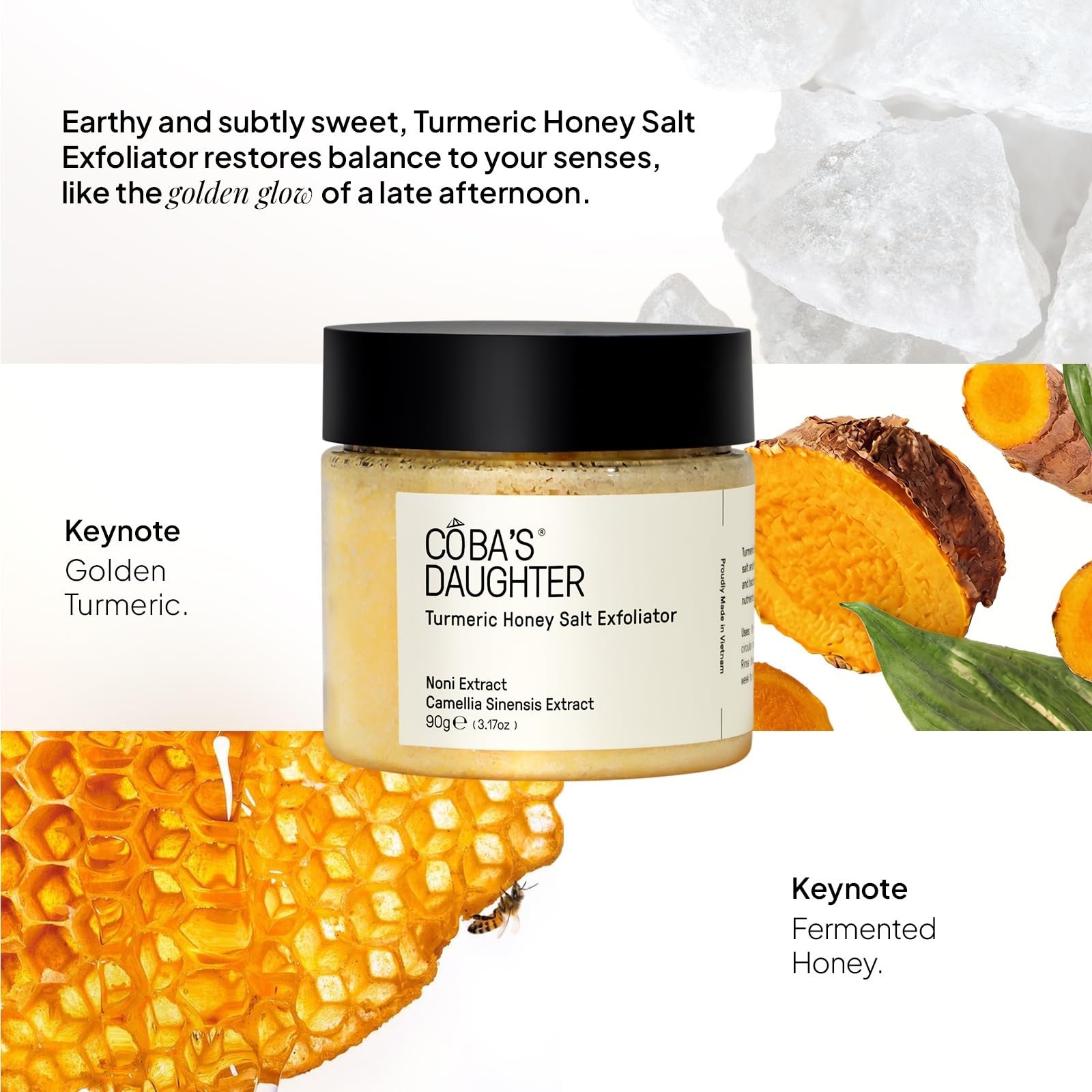 COBA'S DAUGHTER luxury spa gift set for women featuring three mini body care products in elegant packaging.