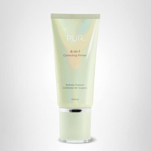 PÜR MINERALS 4-in-1 Correcting Primer for face, redness reduction, smooth makeup application, and skin prep.