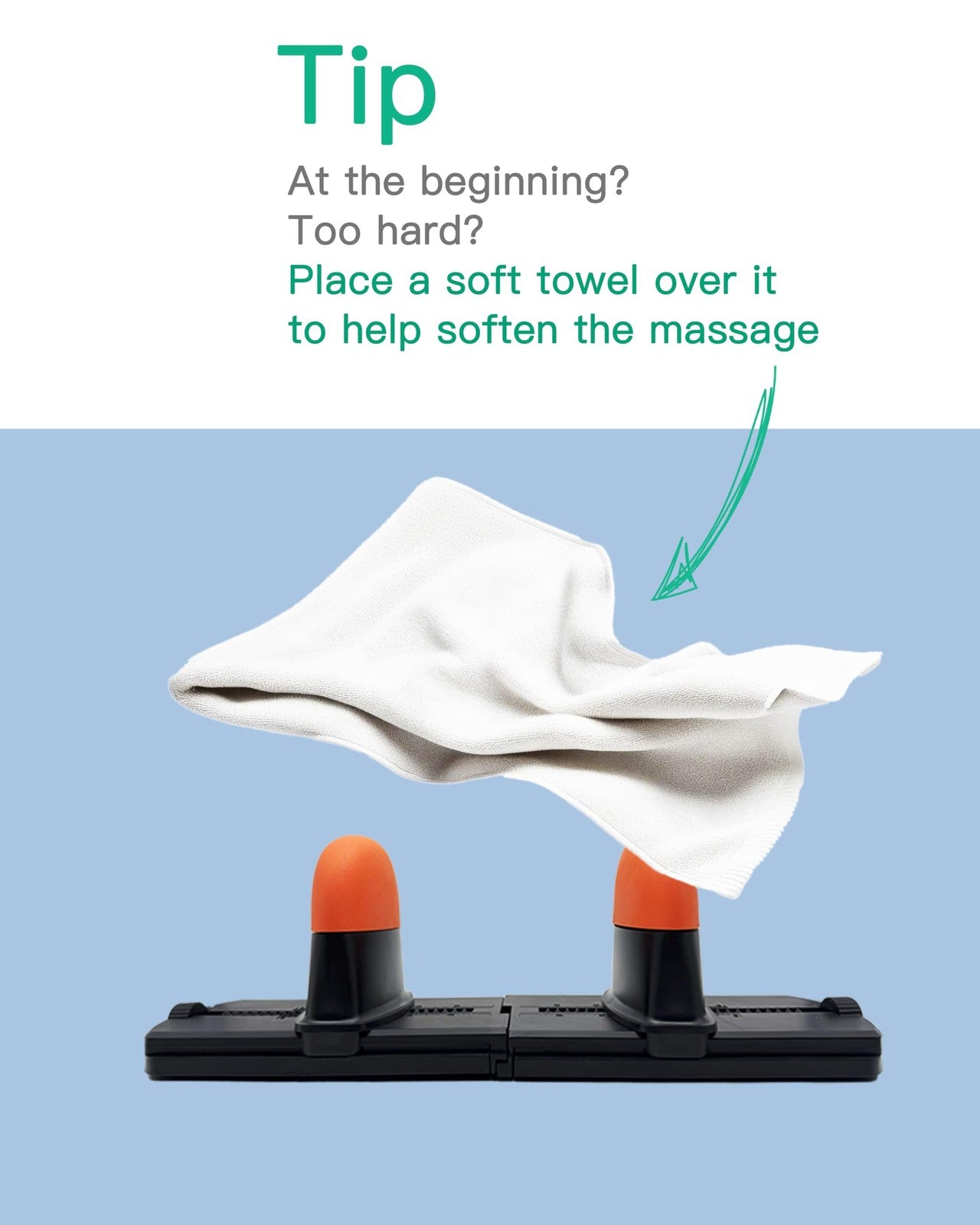 Comfyon Psoas muscle release and deep tissue massage tool for back, QL, and hip, with adjustable design shown in the image.