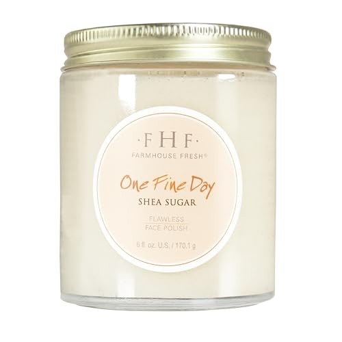 FarmHouse Fresh Sugar Face Scrub exfoliating face cleaner with gentle, natural ingredients for smooth, refreshed skin.