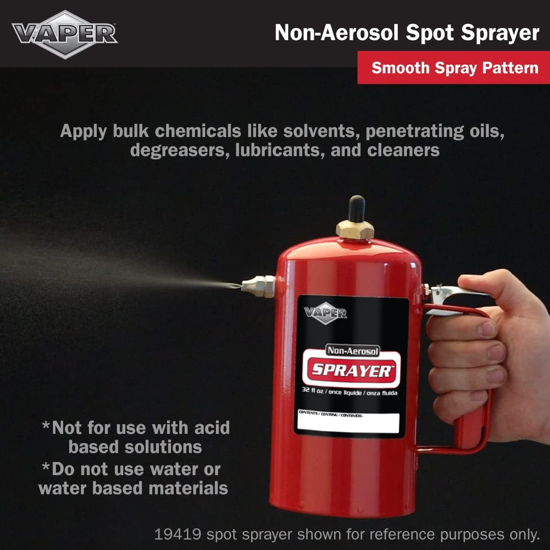 Vaper 19428 Spot Spray Non-Aerosol Sprayer in yellow, handheld spray bottle with trigger for targeted application.