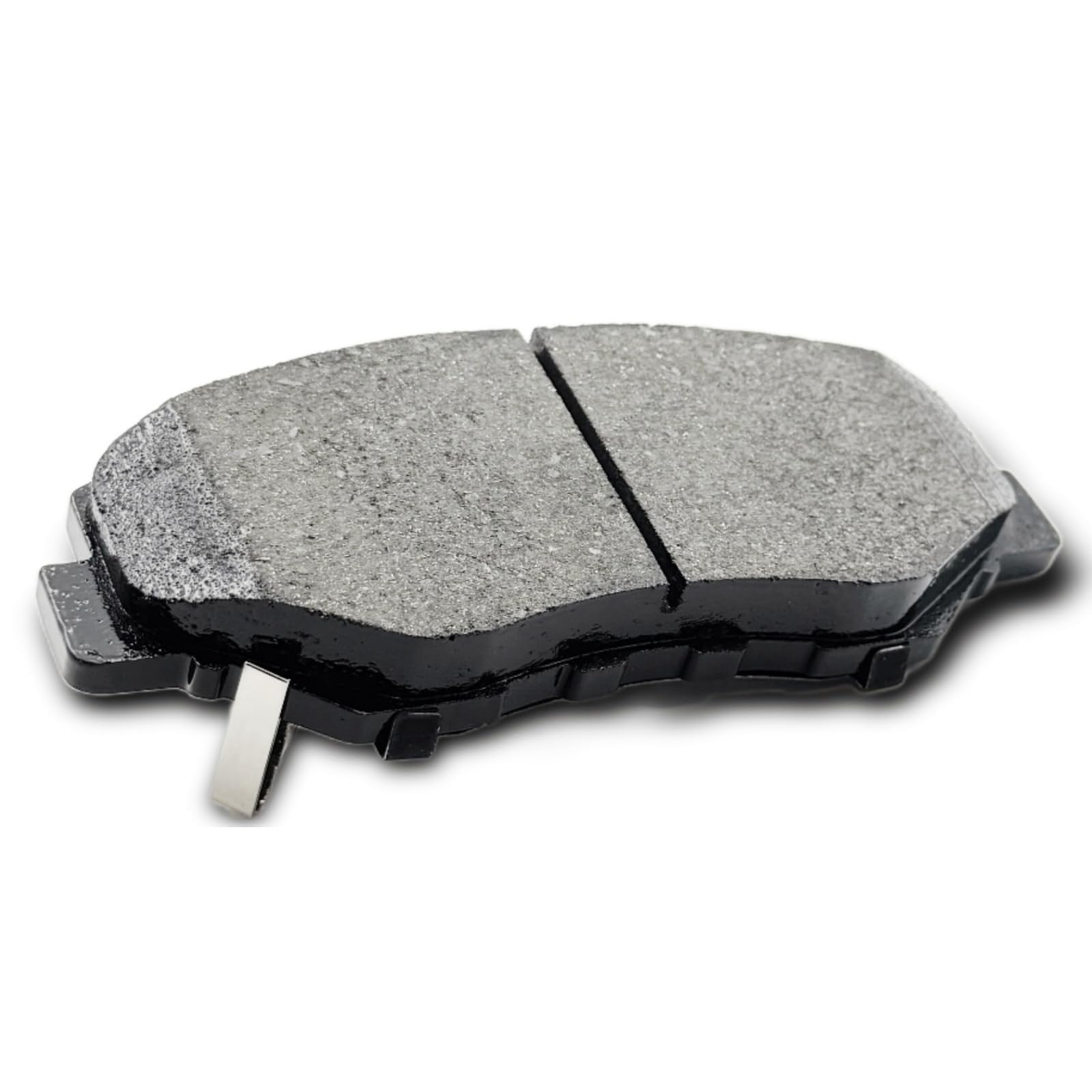 evkingauto 8-piece ceramic brake pads set for Honda, front and rear replacement, showing new brake pads installed on vehicle