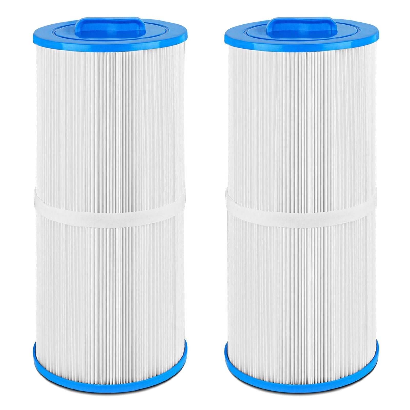 JIOTAR Spa Filter Replacement for Jacuzzi models 6000-383A, showing a clean, cylindrical spa filter with pleated filtration media.