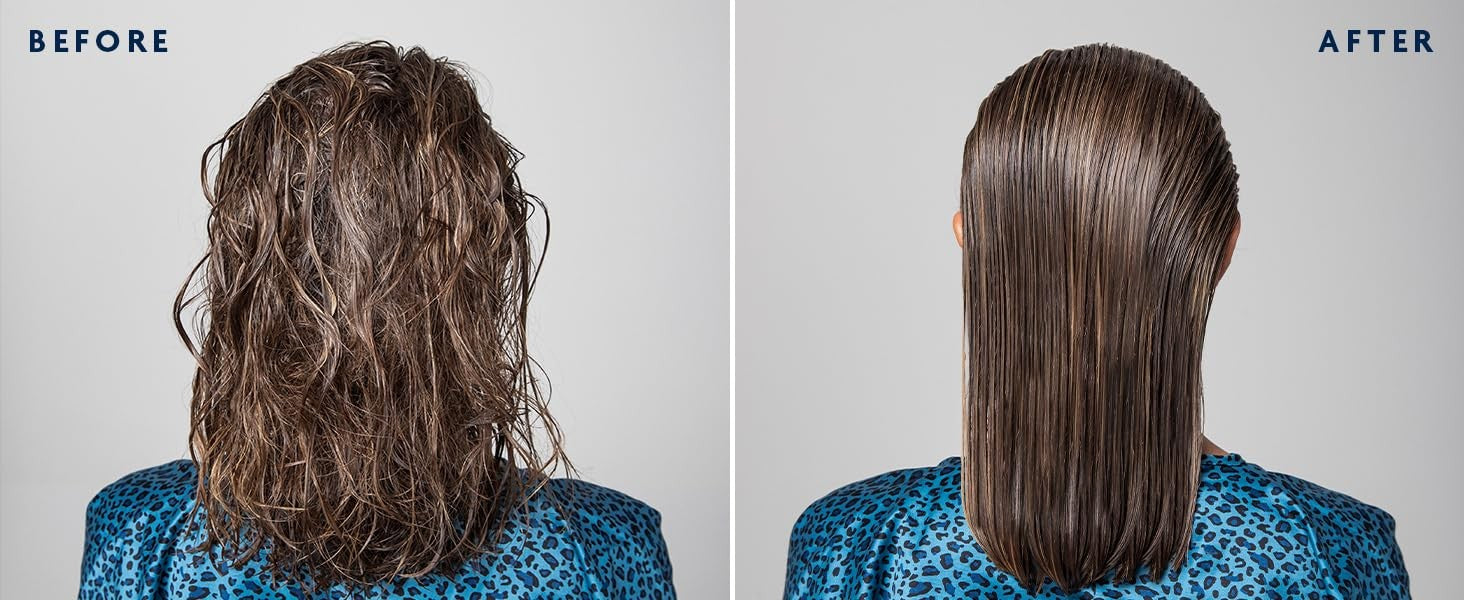 R+Co BLEU F-Layer Detangling Mist in a 6.8 Fl Oz spray bottle, designed to help detangle and smooth hair.