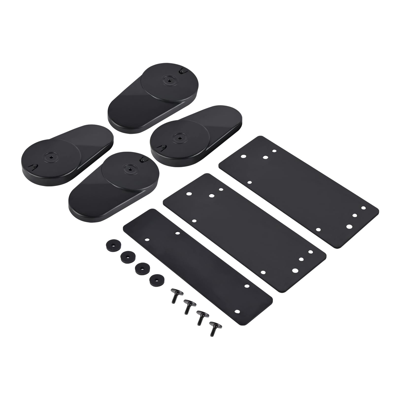 SilverStone chassis stand with silver feet for RM400 and RM41 series computer cases, supporting stable placement.