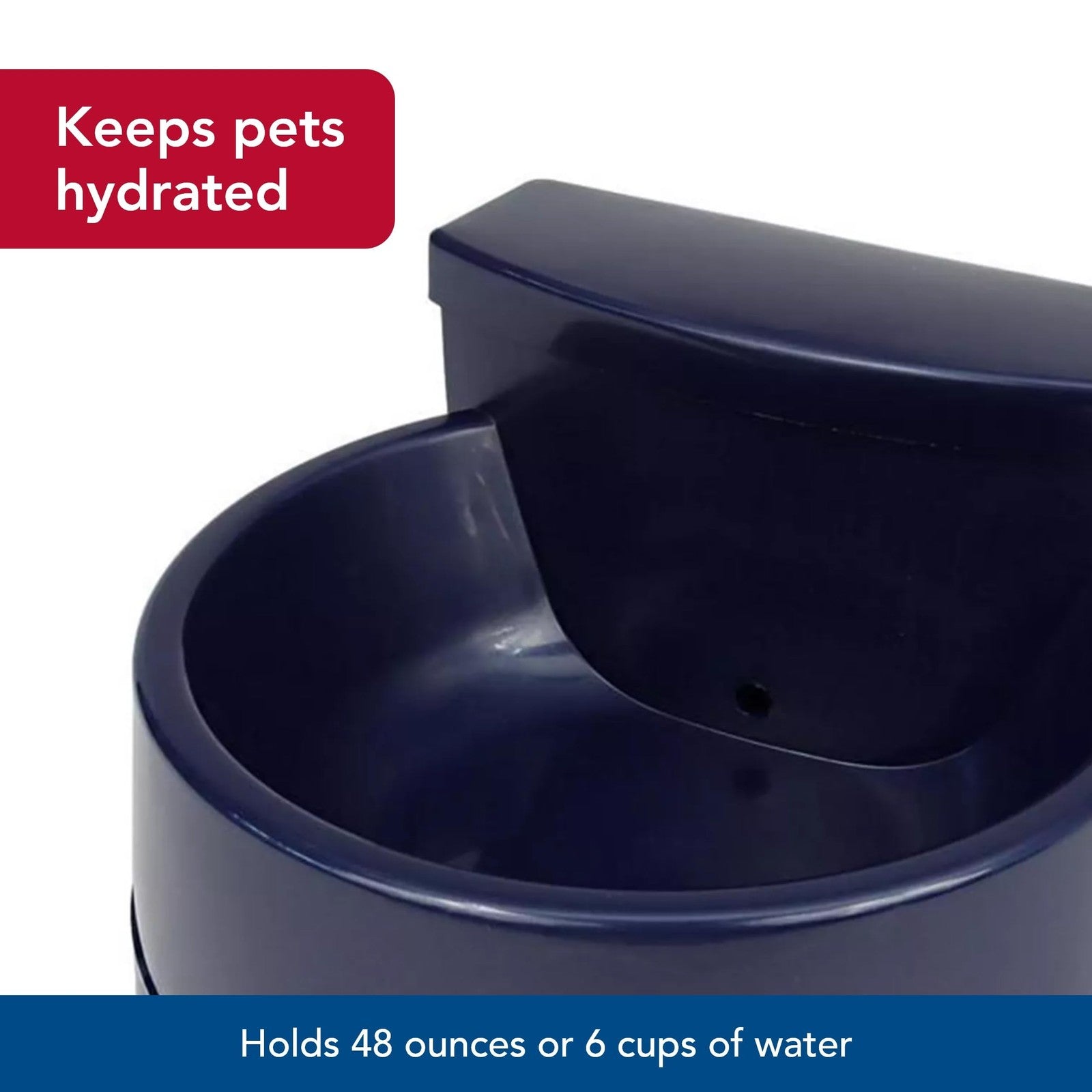Coastal Bergan Auto-Wata outdoor dog and cat water dispenser with automatic refill system, durable plastic construction.