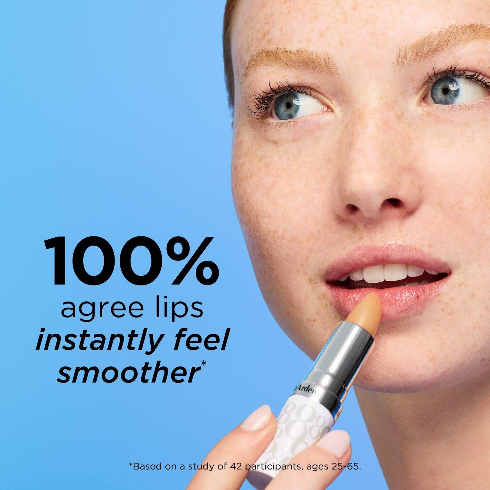 Elizabeth Arden Eight Hour Cream Lip Protectant Stick SPF 15 with balm for moisturizing and sun protection on lips.