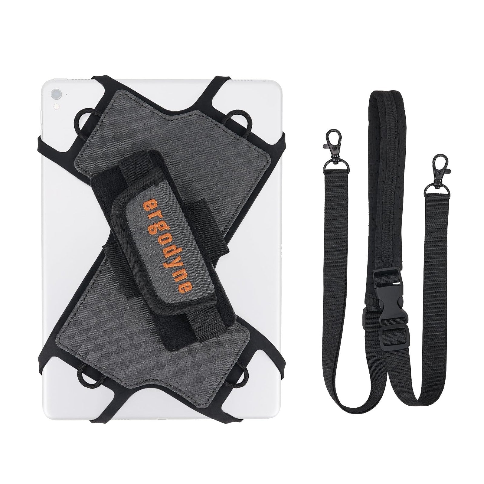 Ergodyne Squids 5549 tablet holder with detachable shoulder strap, featuring a secure pocket for mobile devices and adjustable strap.