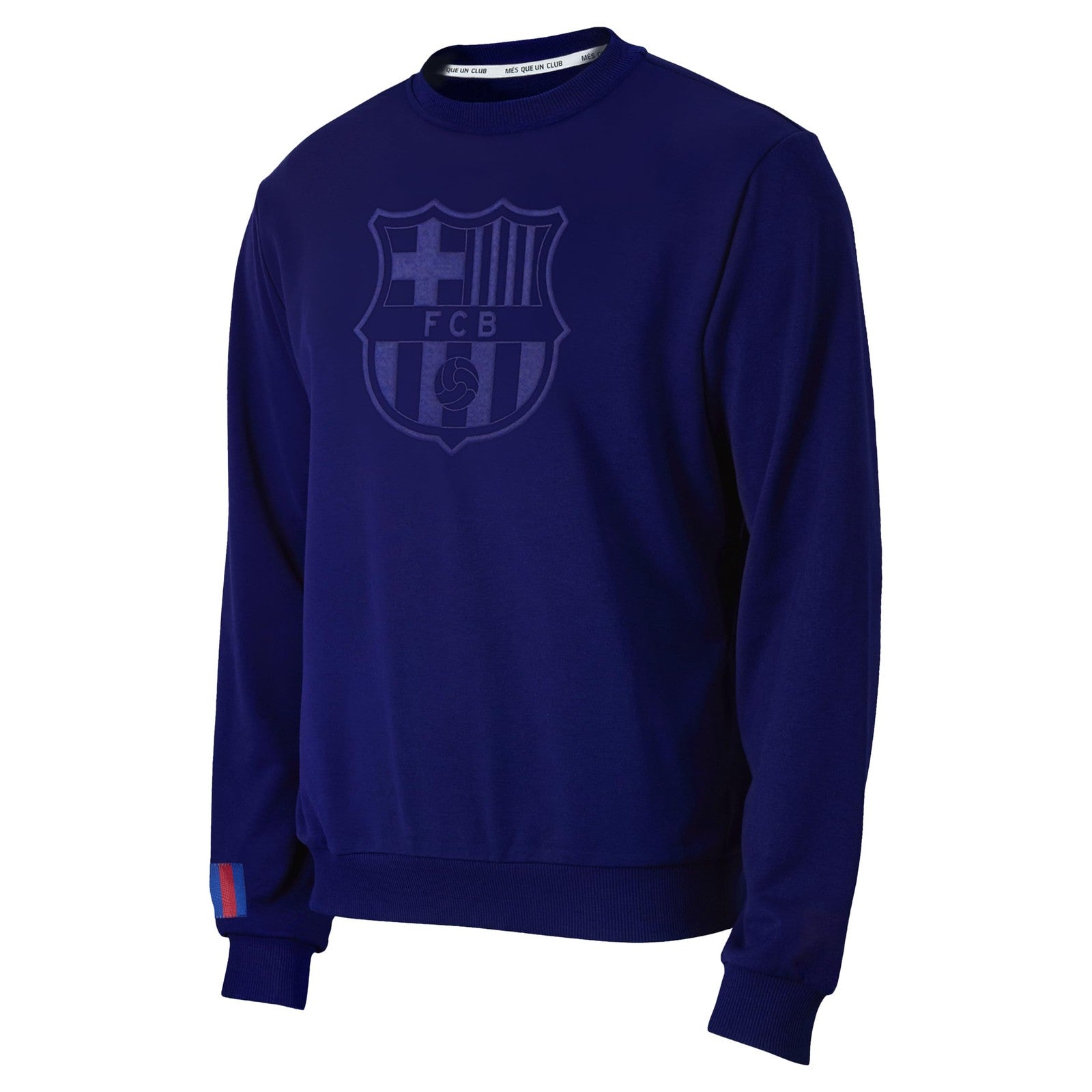 Icon Sports FC Barcelona cotton terry crewneck pullover sweater with team logo and official licensed branding.