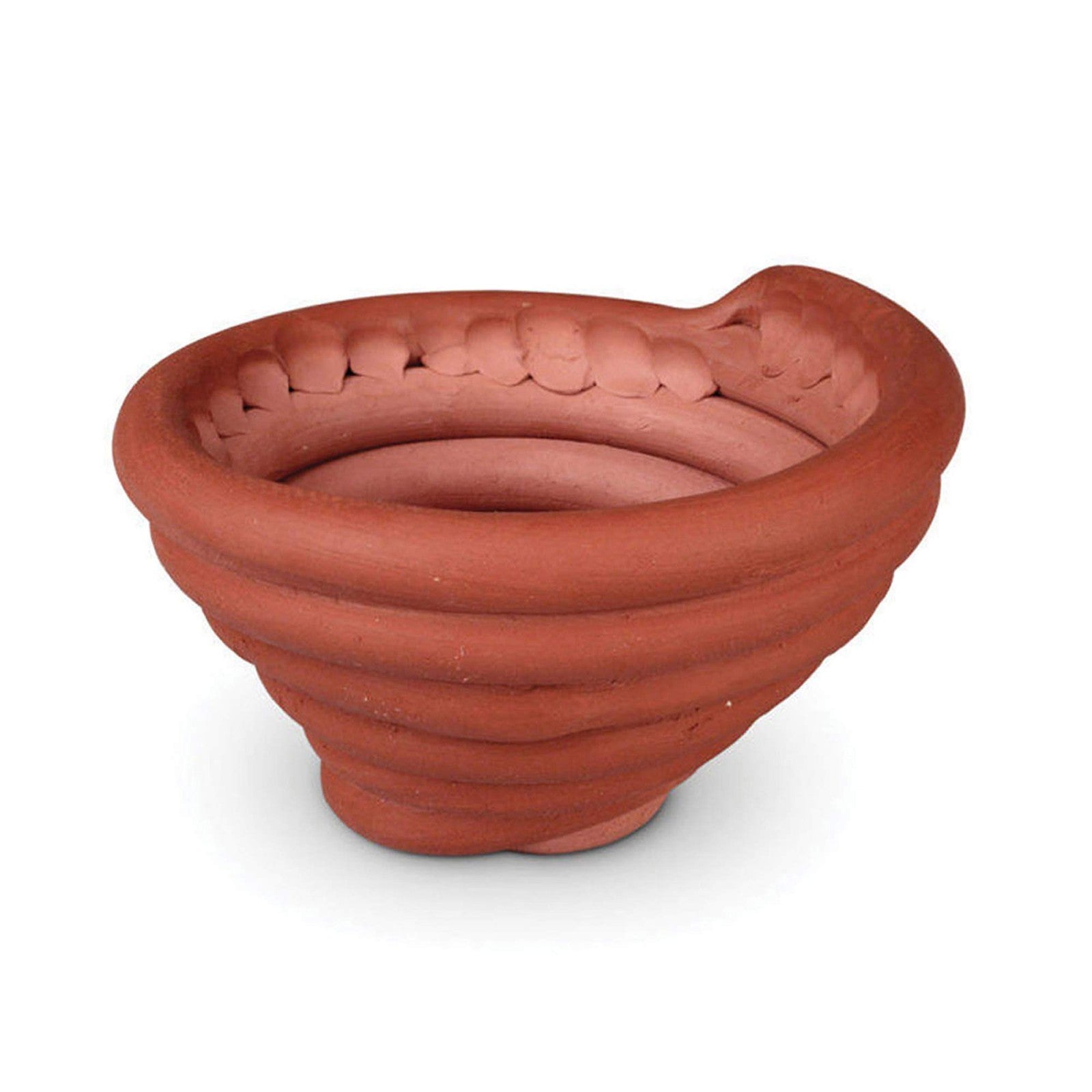 AMACO Mexican pottery self-hardening clay in 25 lbs, showing a bag of natural-colored, ready-to-use modeling clay for crafts and sculptures.