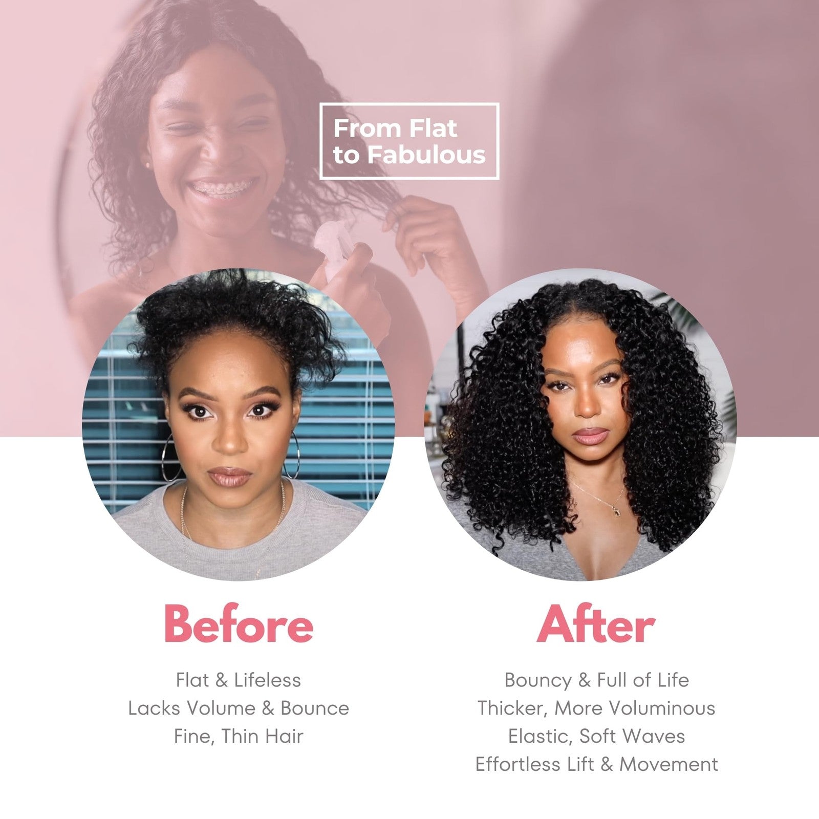 SIYUSI Kinky Curly Clip-In Extensions in 3C 4A Brazilian Remy Human Hair, honey blonde color, shown clipped in natural curly style