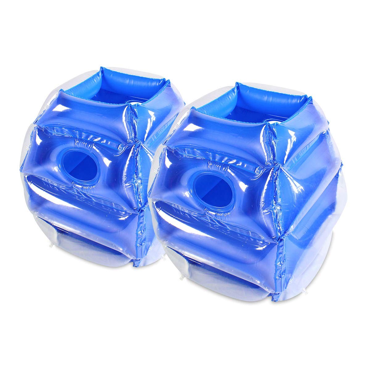 Sunshinemall 2-piece inflatable sumo balls for kids, featuring colorful, bopper-style body suit toys for active play and fun.
