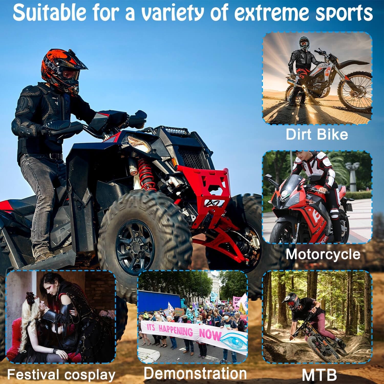YEBCKZL youth and adult motorcycle full body armor jacket with protective padding for dirt bike riding.