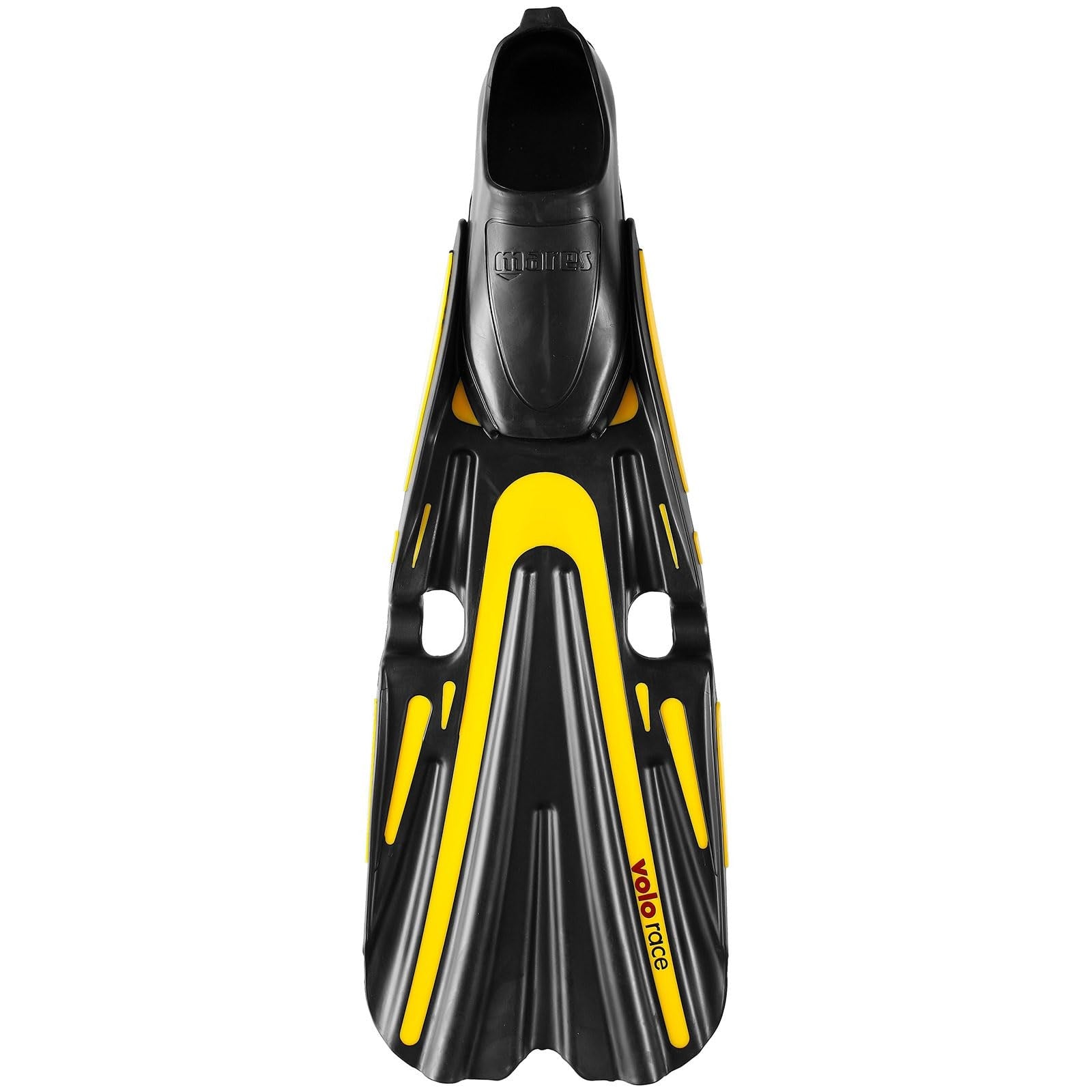 Mares Volo Race unisex adult swimming fins with durable, versatile design and adjustable clip for improved performance in the water.