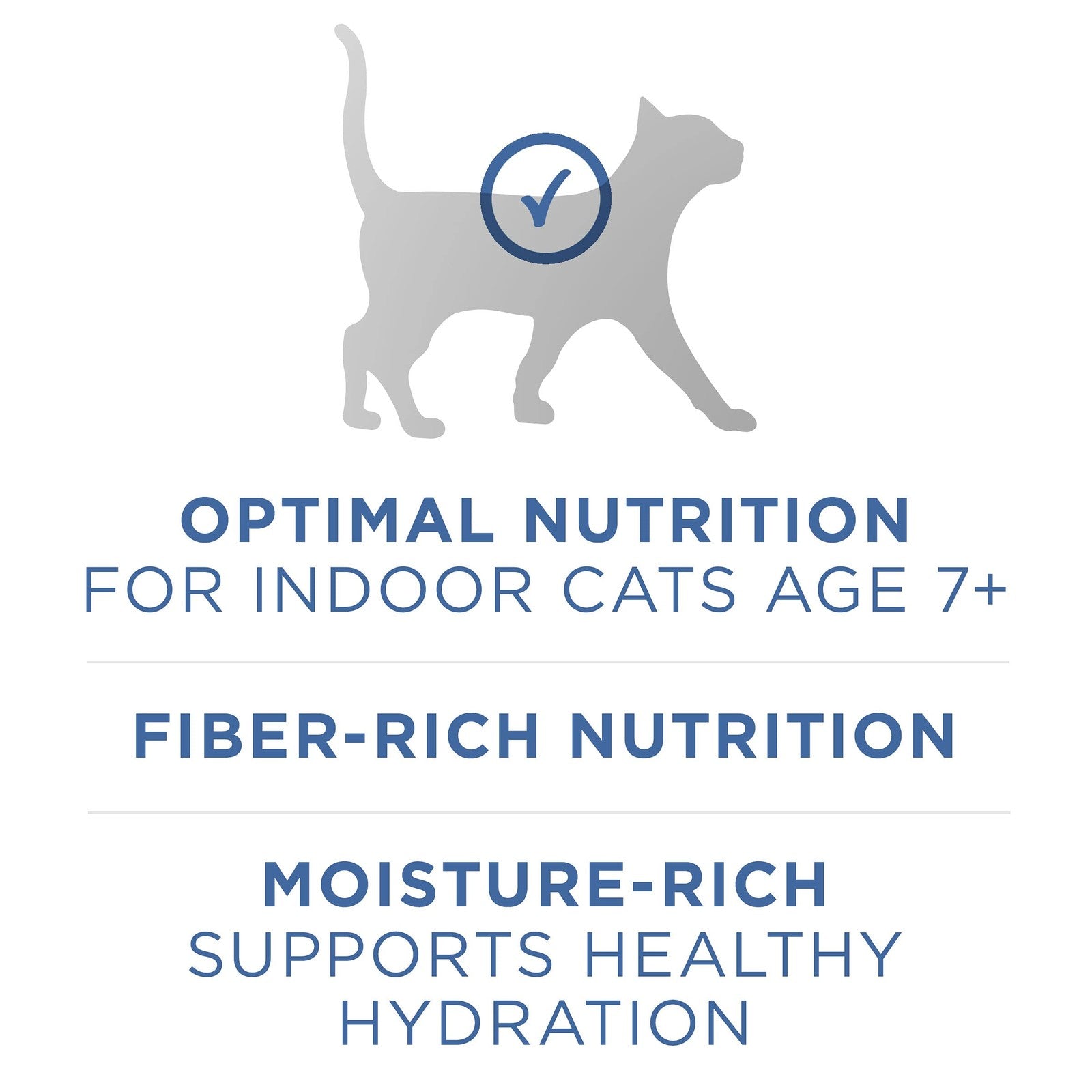 Canned Purina ONE Grain Free Senior Pate Wet Cat Food for mature cats, featuring vibrant, natural ingredients and easy-to-serve packaging.