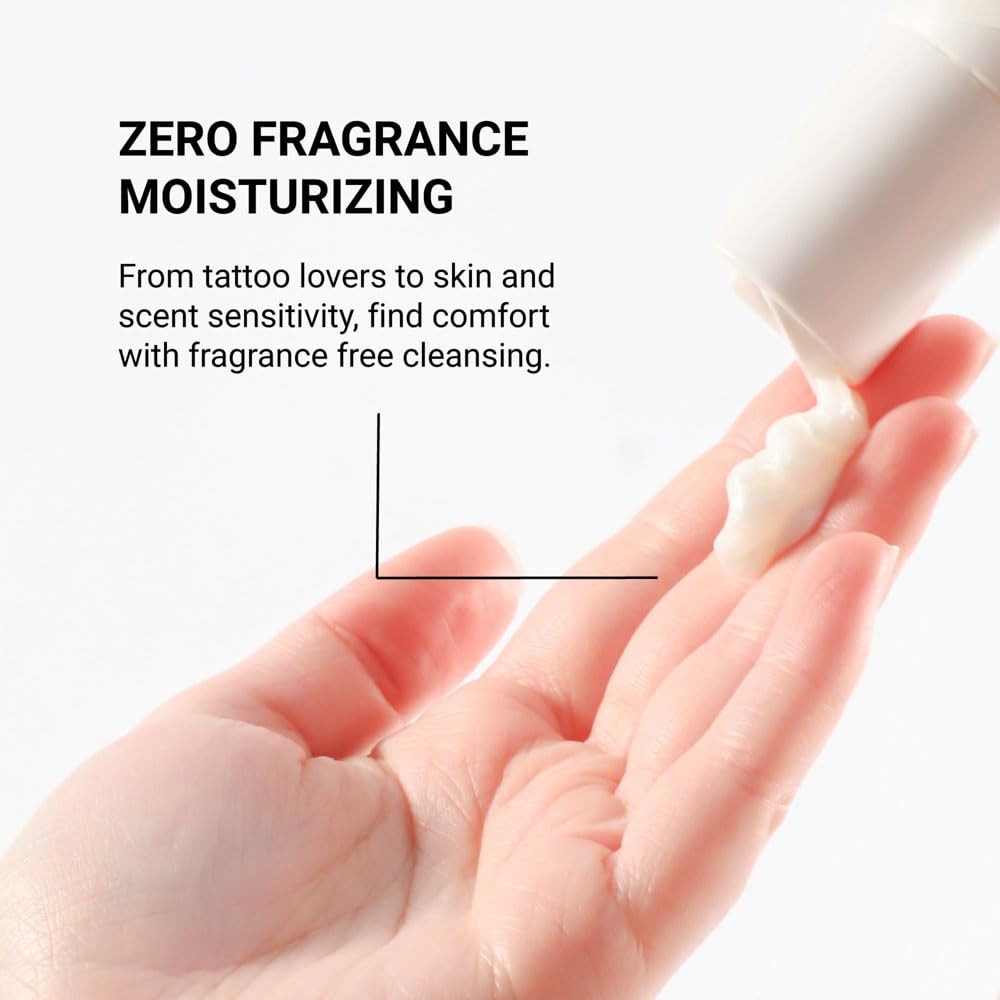 Loma Fragrance-Free Moisturizing Shampoo 33.8oz bottle with clear label and pump dispenser for gentle hair cleansing