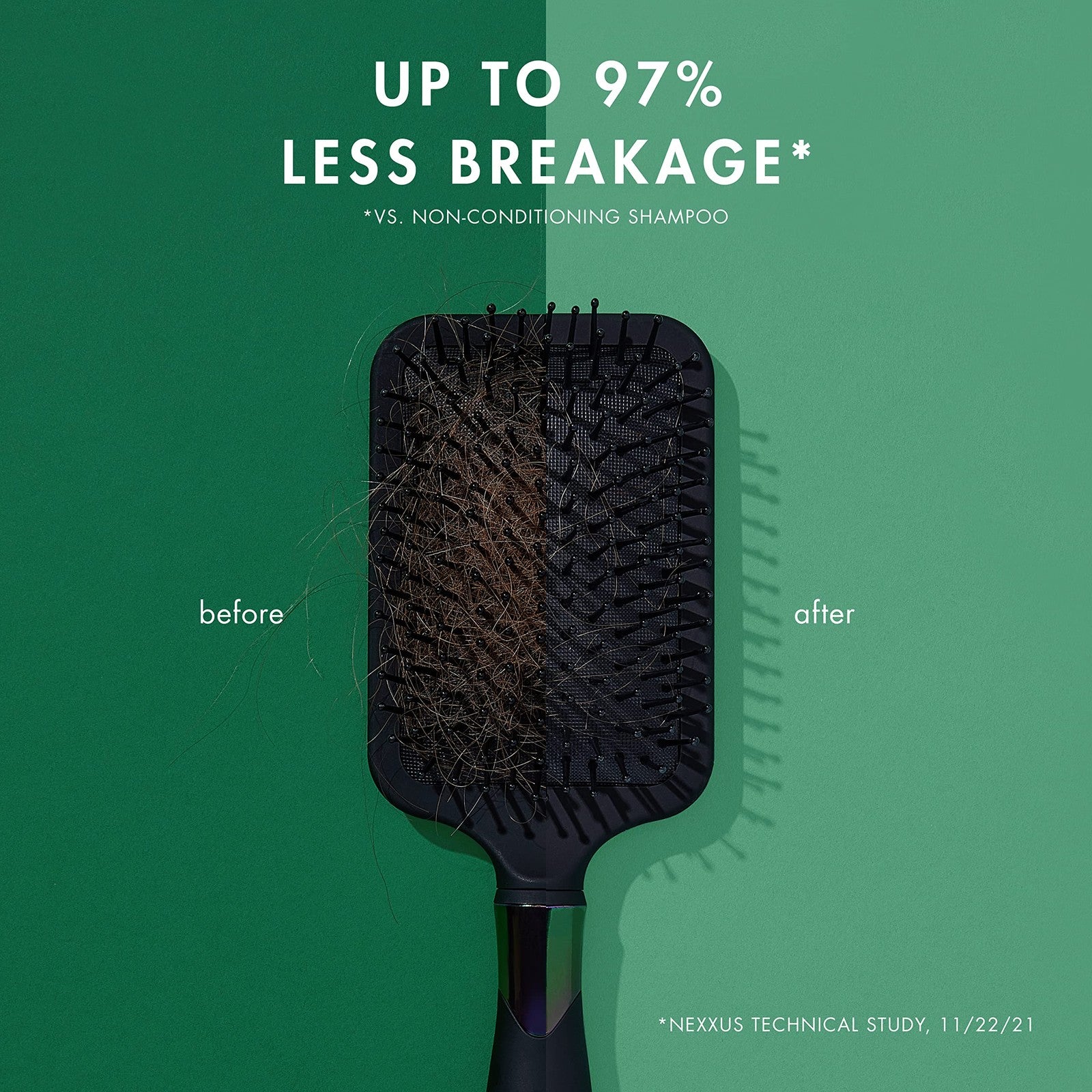 Nexxus Unbreakable Care shampoo, conditioner, and leave-in spray for fine hair, displayed together in a 3-pack.