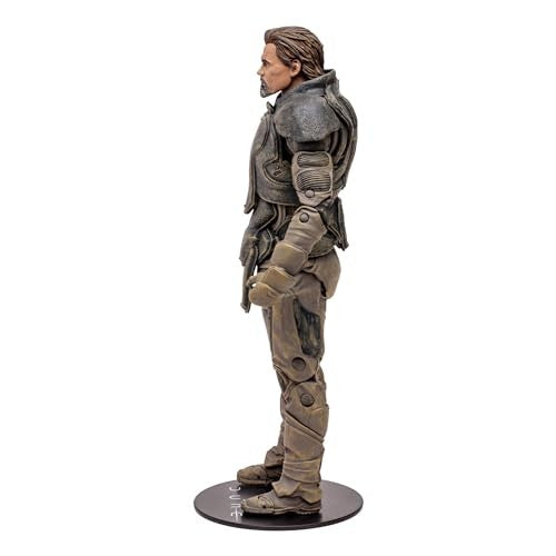 Four McFarlane Toys Dune Part Two action figures featuring Gurney Halleck, Paul Atreides, Chani, and Stilgar in detailed poses.