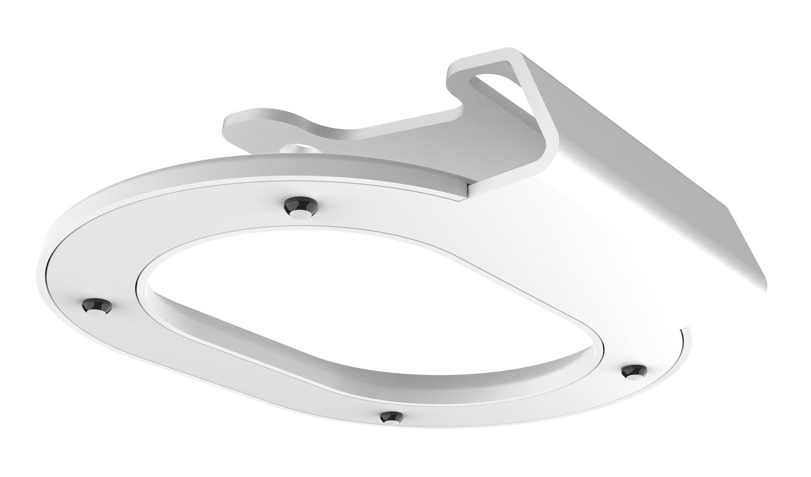 Flexson Desk Stand for Sonos ERA 300 in white, showing a sleek, sturdy stand designed to hold the Sonos ERA 300 speaker securely.