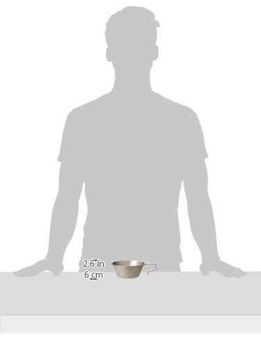 Snow Peak Titanium Sierra Cup, Japanese titanium camping cup with durable, lightweight design for outdoor adventures.
