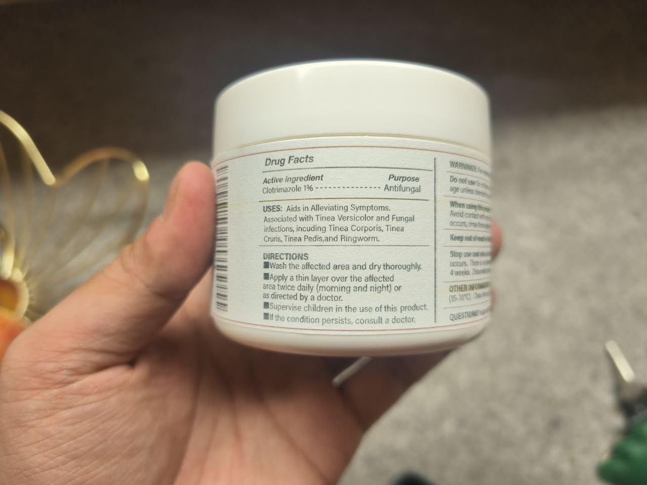 Unbranded Tagrid antifungal cream for jock itch, featuring a tube with a white cap and label, suitable for athletes and active people.