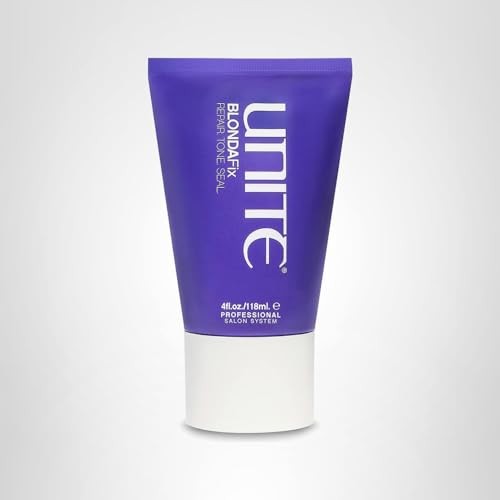 UNITE Hair BLONDA Fix Ultra-Violet Repair Treatment for toning, strengthening, and repairing blonde hair.