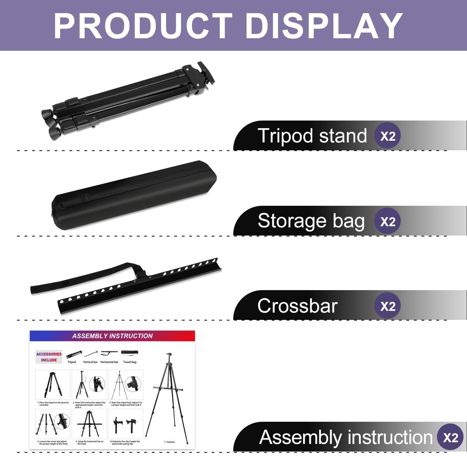 AROIC art painting artist easel stand with adjustable portable design, holding canvases for display or painting sessions.