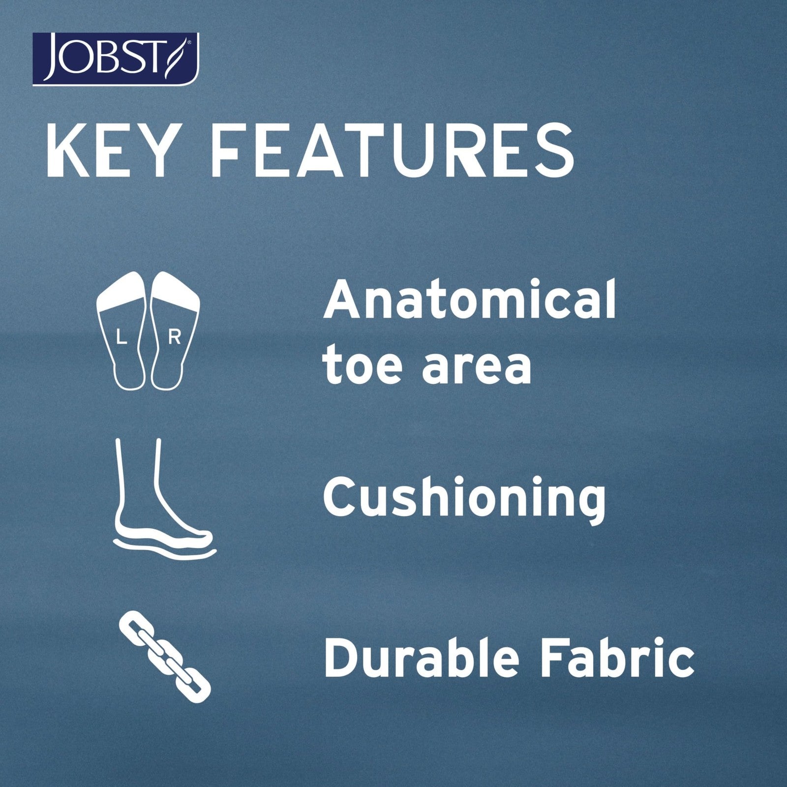 JOBST forMen compression socks, knee-high with SoftFit band, 15-20 mmHg, closed toe, designed for improved circulation and comfort.