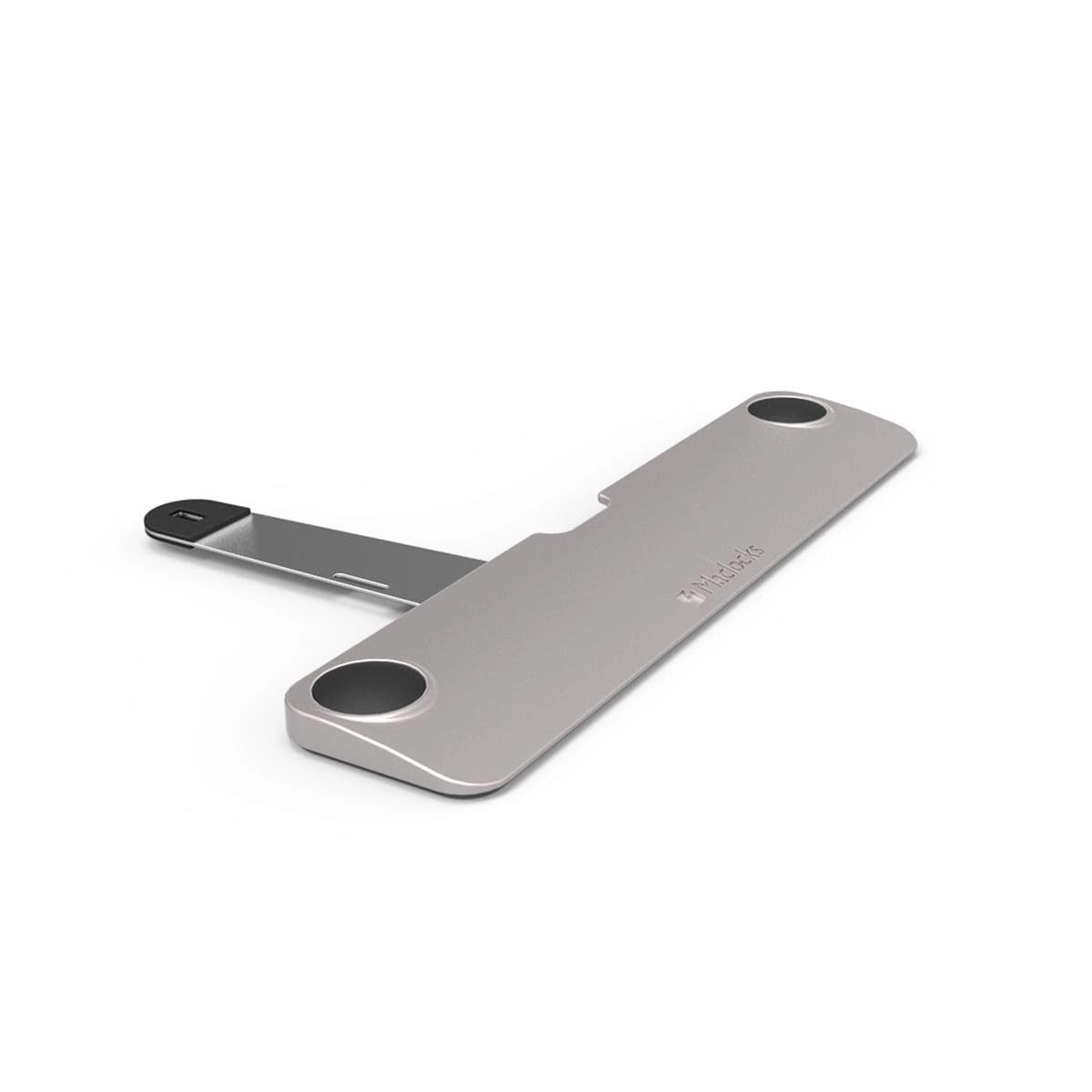 Compulocks Blade Universal Lock Slot Adapter in silver, designed for securing devices with lock slots