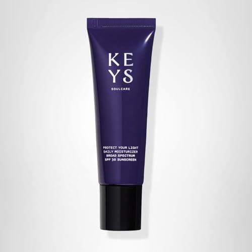 Keys Soulcare Protect Your Light Daily Moisturizer with SPF 30, lightweight sunscreen in a sleek tube, suitable for daily skincare.