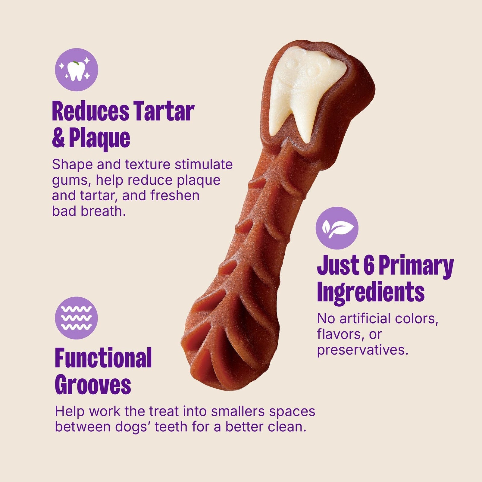 Wellness WHIMZEES X-Large Dog Dental Treats Value Box with 15 natural, bone-shaped chews for dental health.
