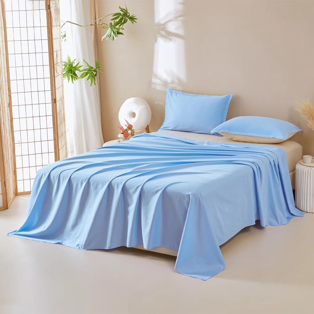 Waterproof DUJUIKE pet bed cover for dogs and cats, with pet hair resistant fabric, shown on a cozy pet bed.