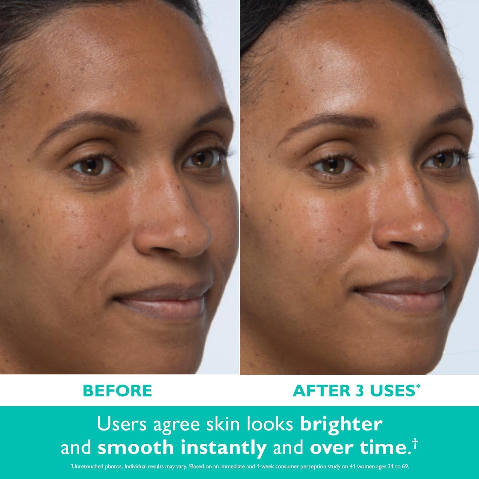 Peter Thomas Roth Even Smoother Instant Reveal Facial Peel exfoliator with creamy texture and applicator brush in a jar.