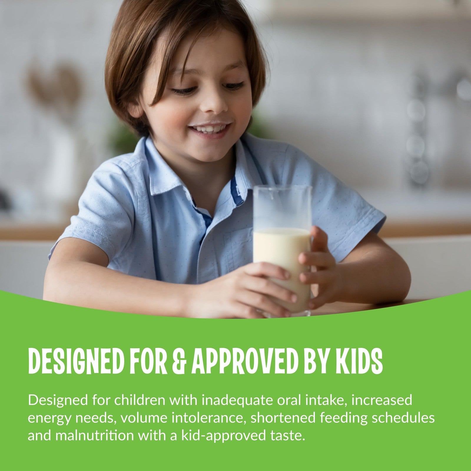 Bottle of BOOST Kid Essentials 1.5 with Fiber Vanilla Vortex nutritional drink, featuring the vanilla-flavored beverage with fiber.