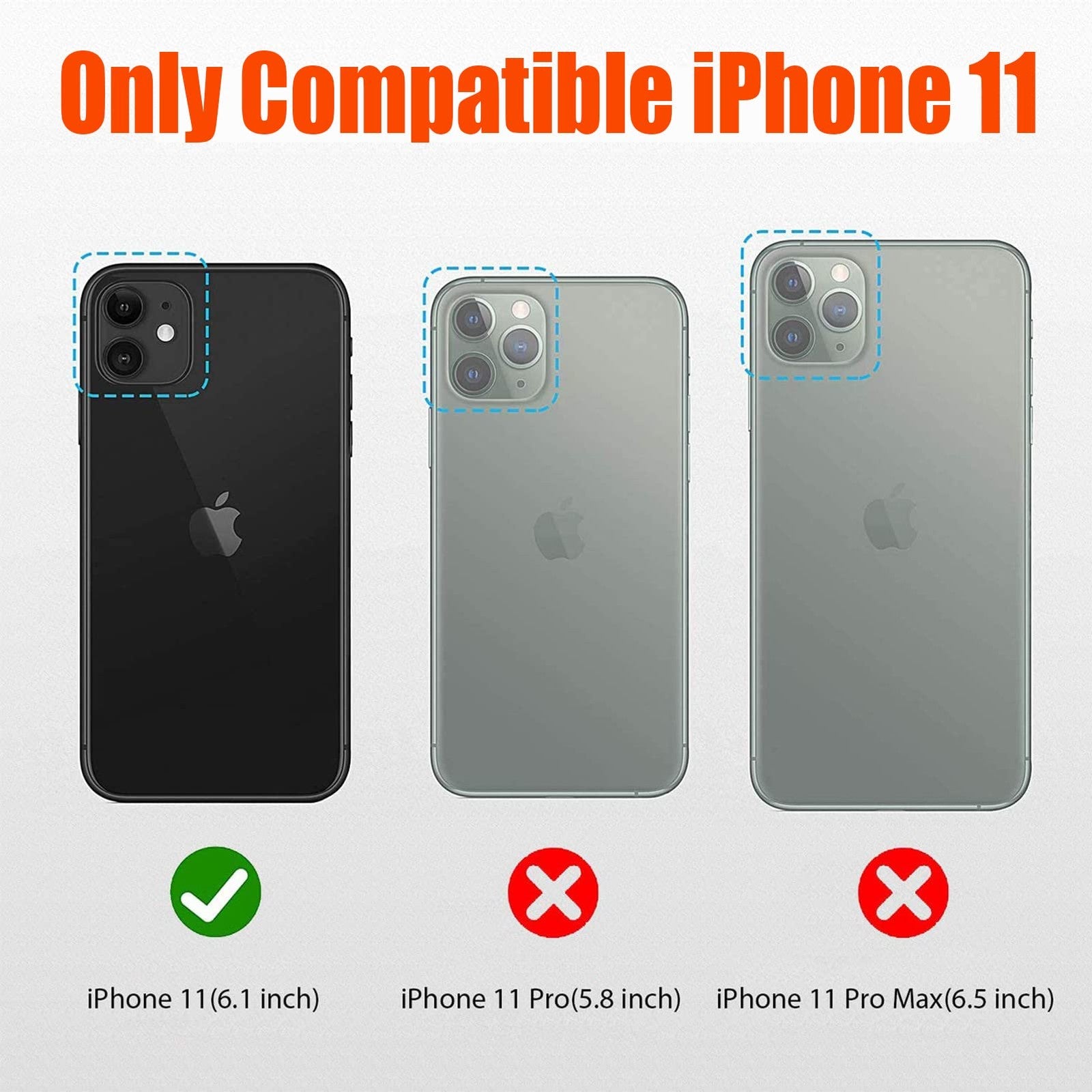 MAXBEAR iPhone 11 battery case with 10000mAh portable rechargeable protective charging case in black.