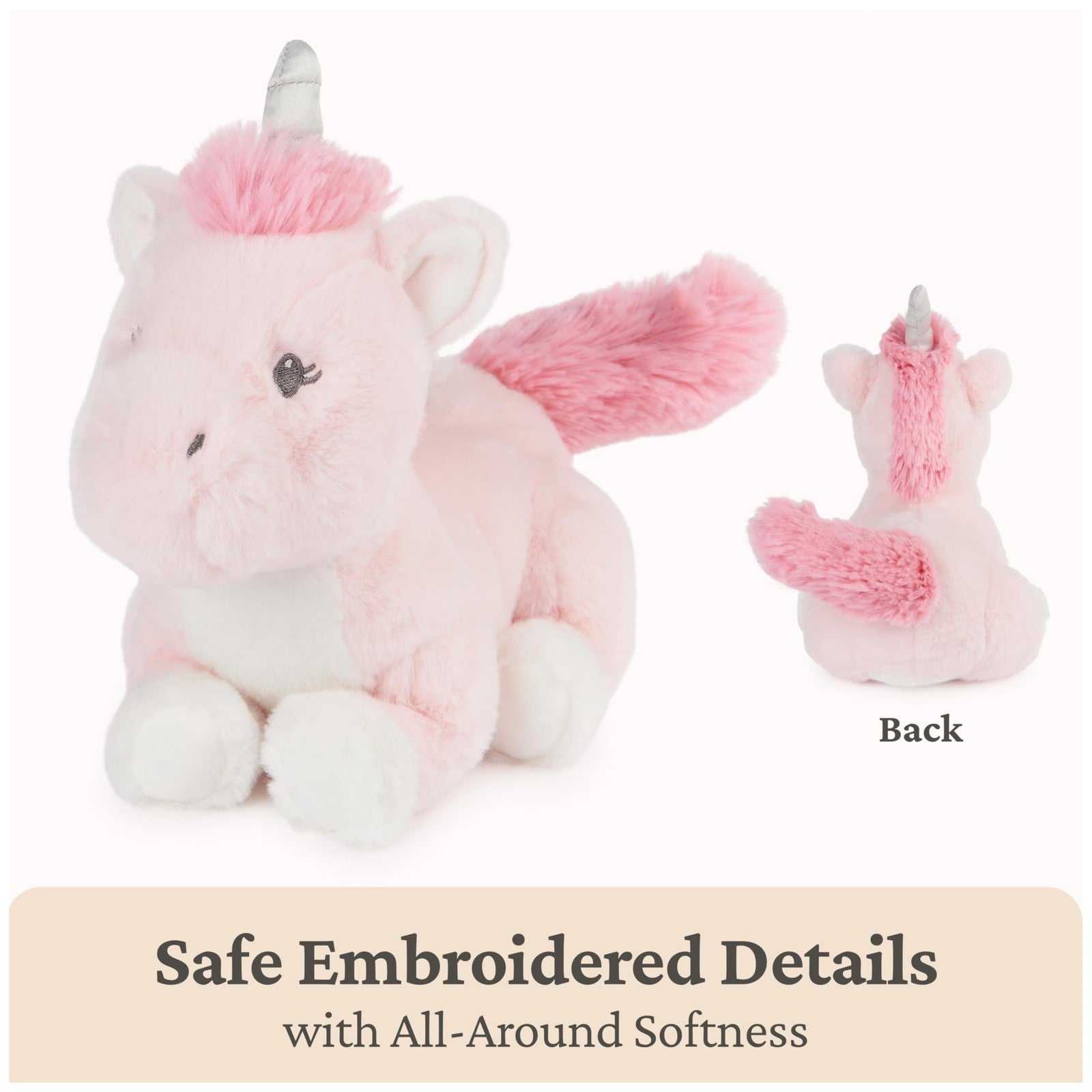 GUND Baby Alora pink unicorn plush stuffed animal for babies and toddlers 10 inches