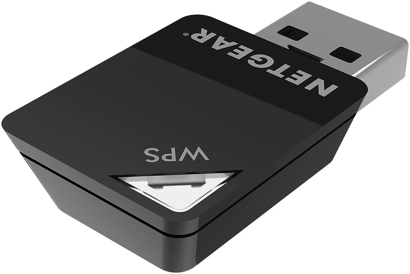 NETGEAR WiFi 5 USB 2.0 Mini Adapter A6100 with AC600 dual-band wireless speed, compact design, and easy plug-and-play setup.