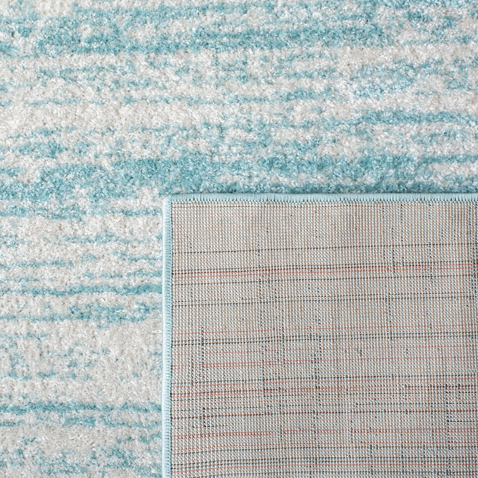 Safavieh Adirondack 6x9 aqua ivory modern ombre area rug with gradient design and contemporary style.