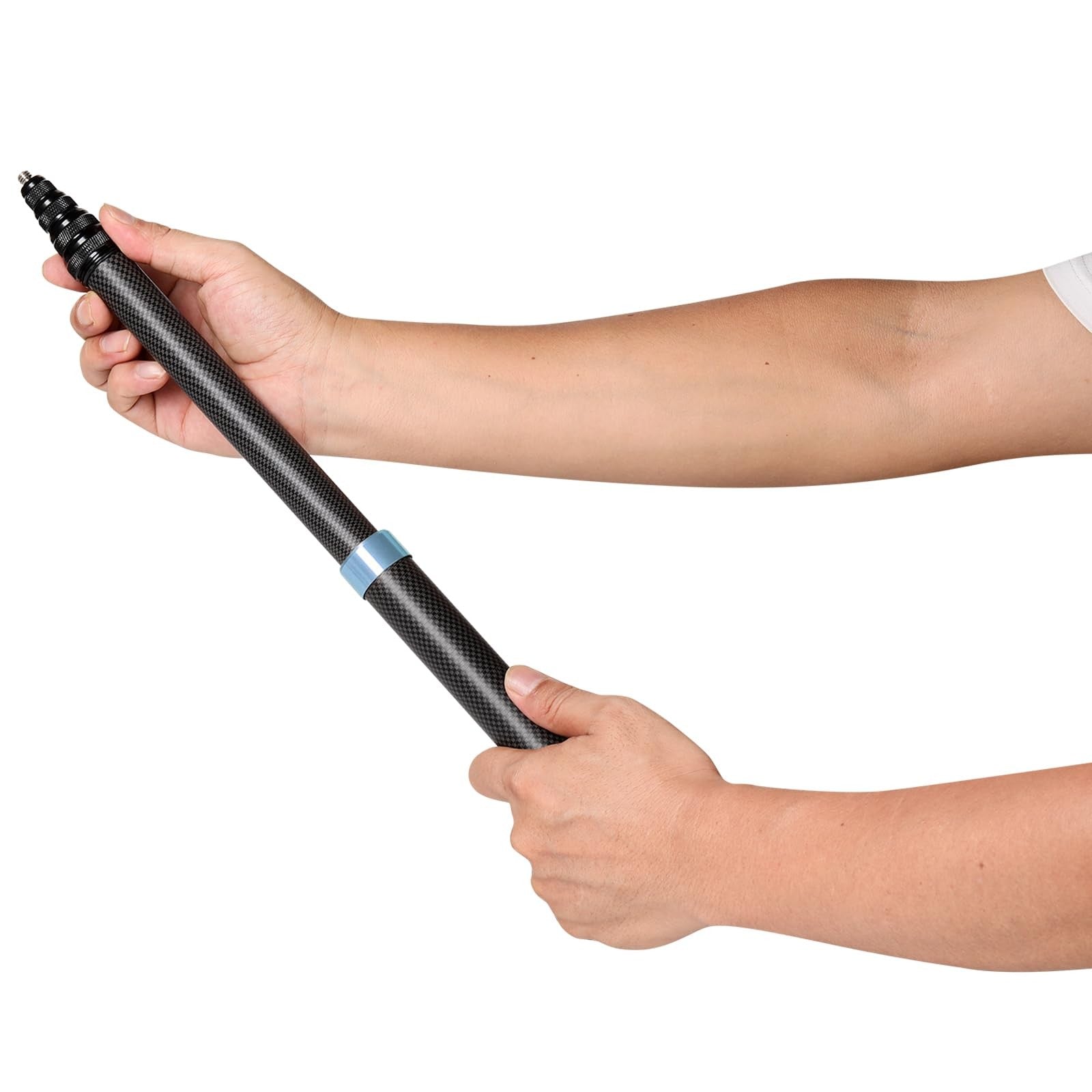 Brave Heart 118-inch invisible carbon fiber selfie stick for Insta360 X5, X4, X3, ONE X2, R, and GO models, extended and lightweight.