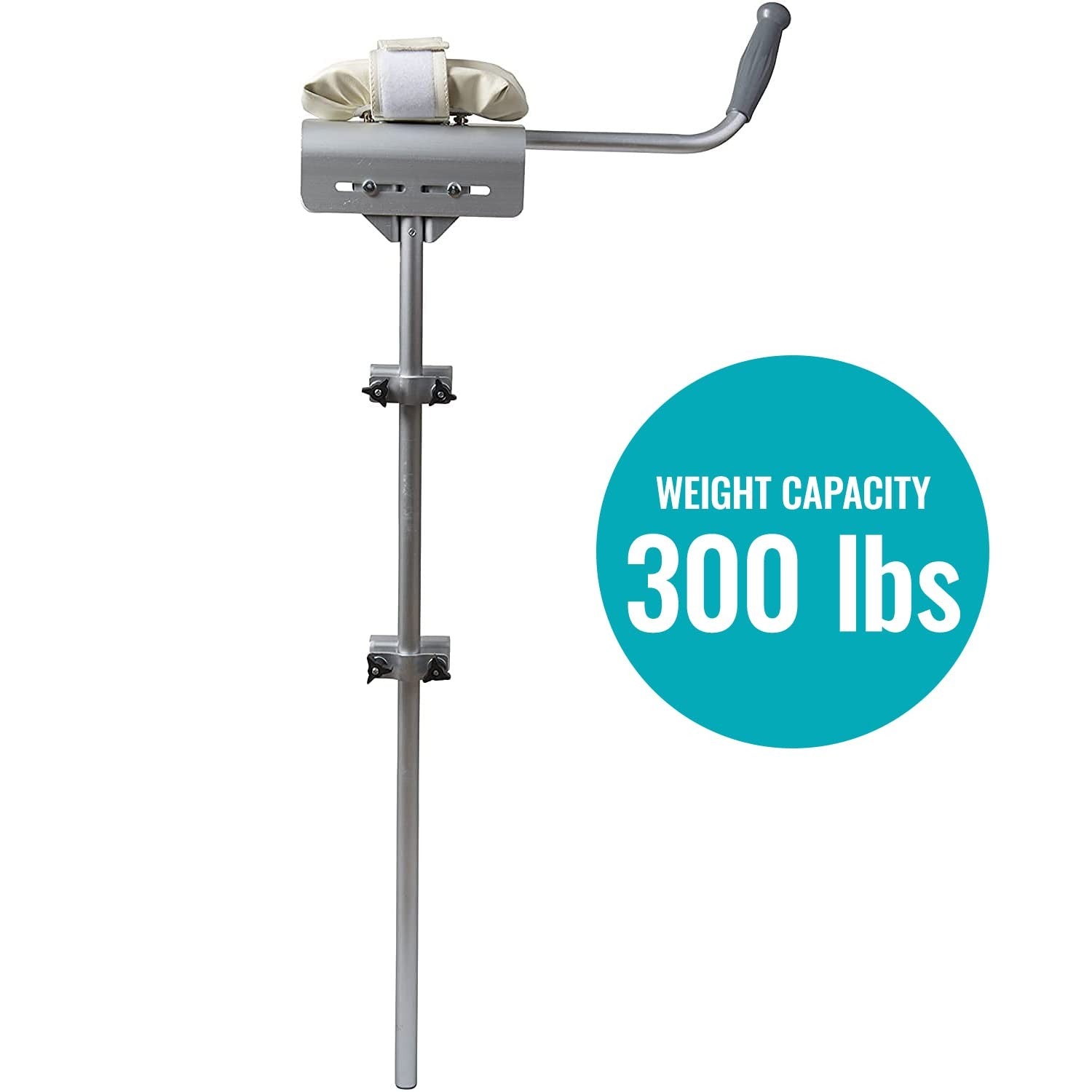 DMI MABIS Walker Platform Attachment with adjustable padded cuff, lightweight aluminum design, no tools needed, for added support.