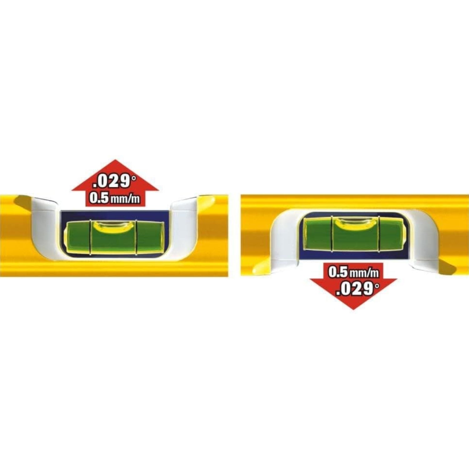 Stabila Type-80A 48-inch level with durable aluminum body and multiple bubble vials for precise leveling and measuring.