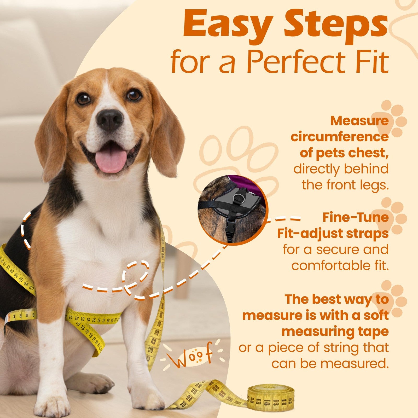 Gray Bark Appeal no-pull dog harness for small to medium pets, adjustable with padded straps and secure buckles.