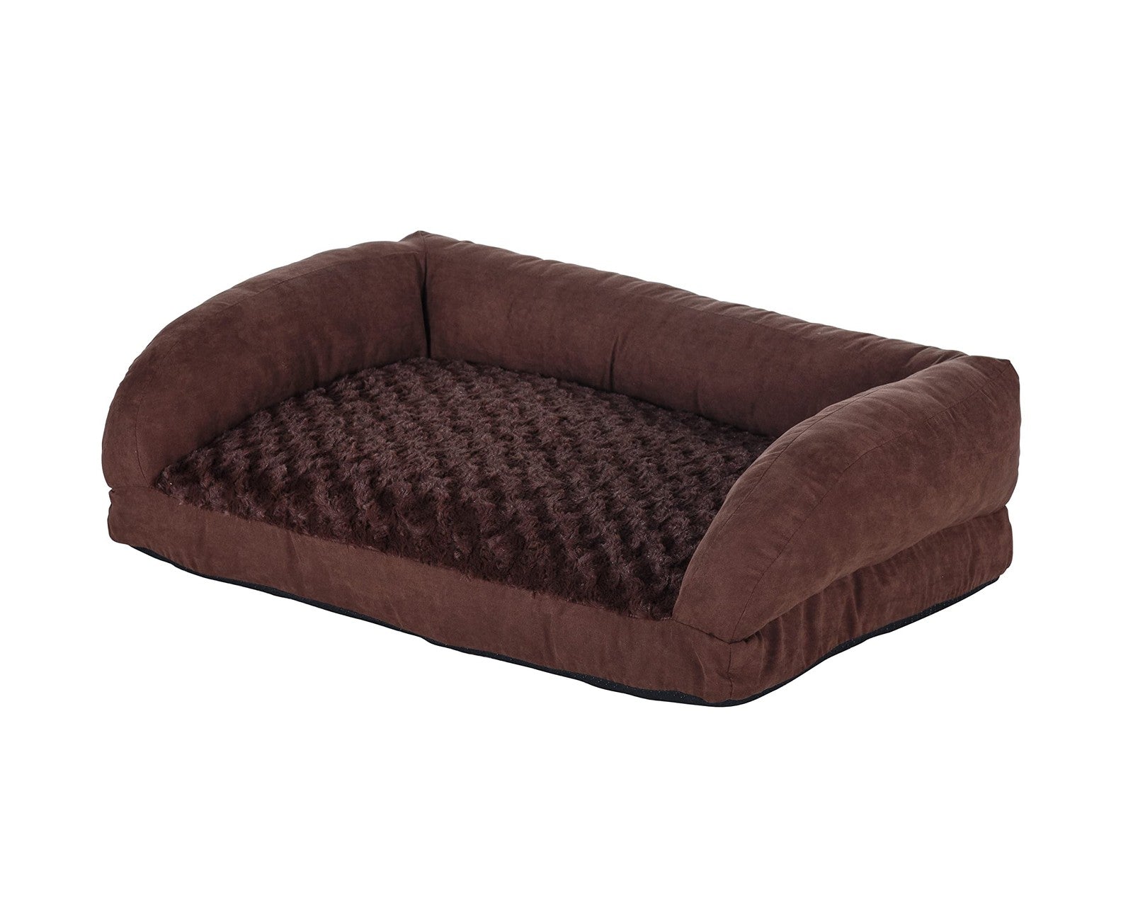 New Age Pet Buddy's 2.5-inch thick memory foam dog bed cushion with plush fabric, designed for comfort and support.