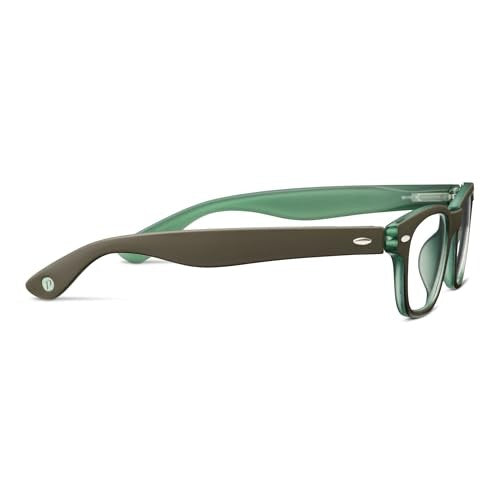 Bellissima Focus green eyeglasses by Peepers by PeeperSpecs, with sleek green frames and clear lenses.