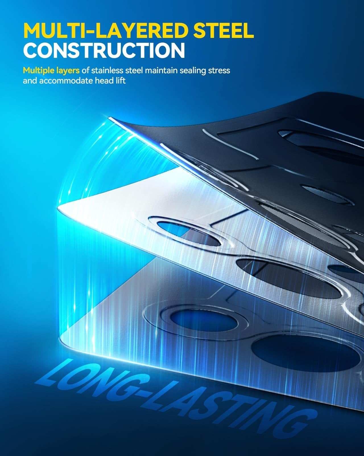 PHILTOP HS26516PT1 head gasket set for Chevy Cruze, Encore, Sonic, and Trax 1.4T silicone gasket kit with valve seals and bolts