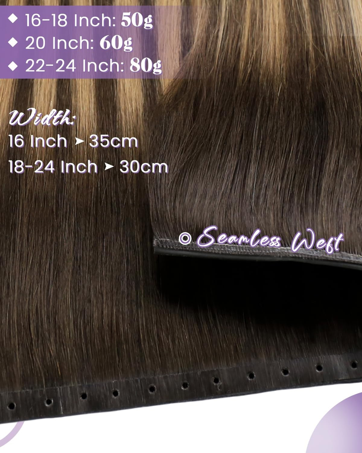 Laavoo Butterfly Weft Hair Extensions with micro beads in balayage style, showcasing human hair and butterfly-designed application beads.