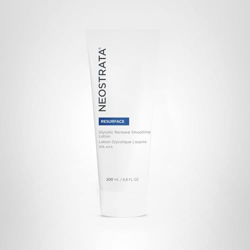 NEOSTRATA Glycolic Renewal Smoothing Lotion with lightweight texture, visible in the image, designed for skin rejuvenation.