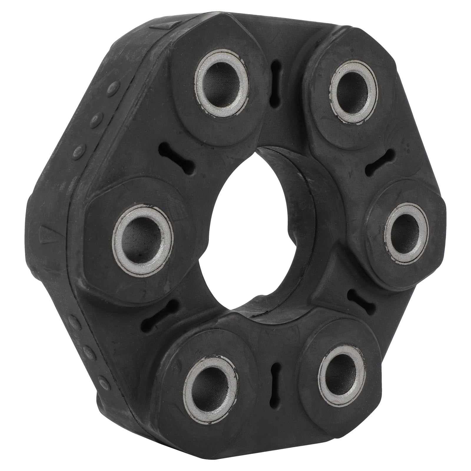 SCITOO front drive shaft coupler flex joint shaft coupling for BMW, showing the metal joint with rubber and metal components.
